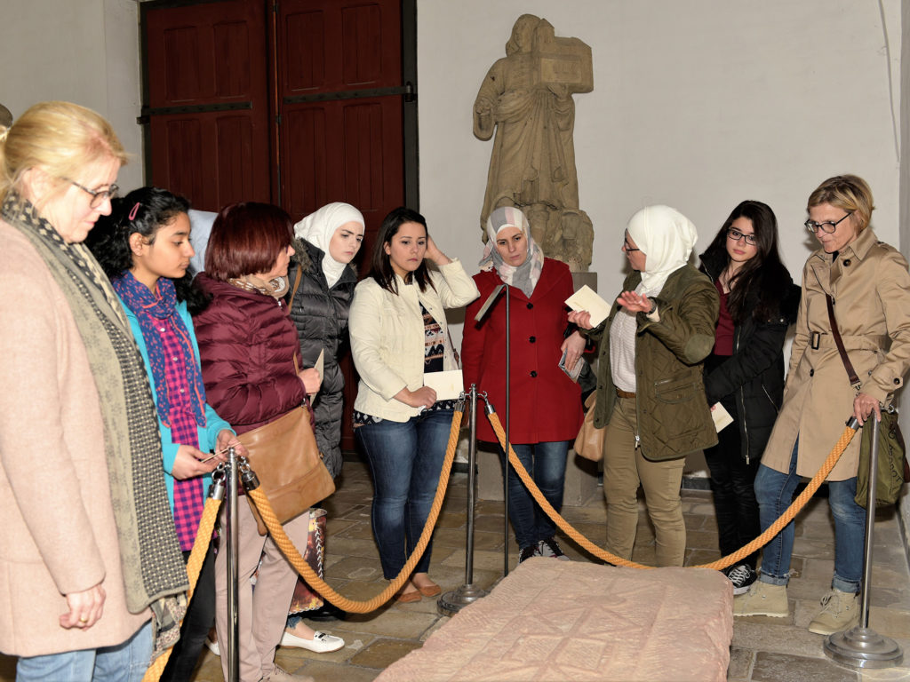 07.04.2017 Münster Besuch Syrische Mädchen