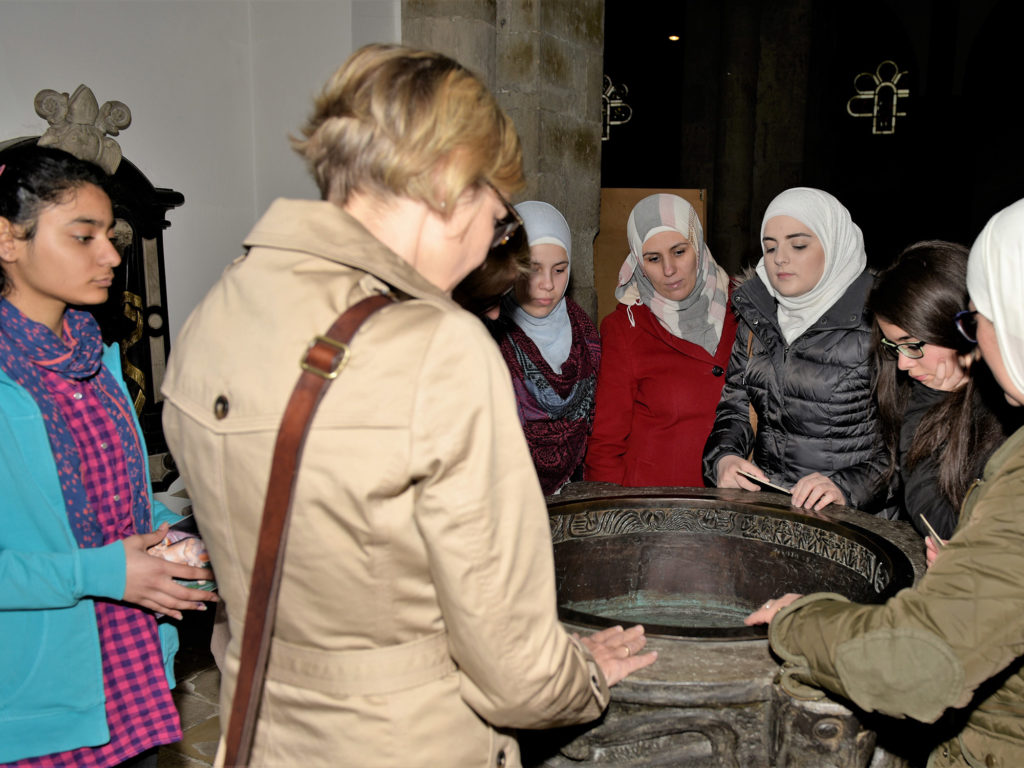 07.04.2017 Münster Besuch Syrische Mädchen