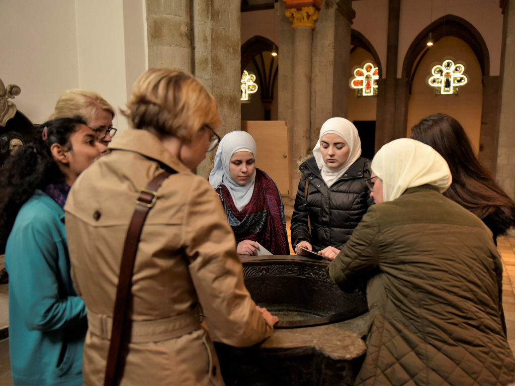 07.04.2017 Münster Besuch Syrische Mädchen